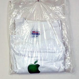 Vintage Men’s Apple Logo T-Shirts Hanes 100% Cotton Beefy-T XL Employee Gift